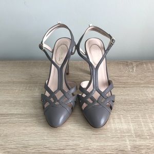 Lavender Sarah Jessica Parker strappy sandals